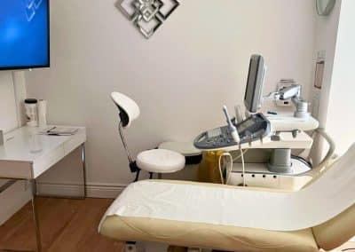 Ultrasound Plus Leicester Clinic Scanning Room